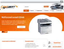Tablet Screenshot of printliberty.com.br